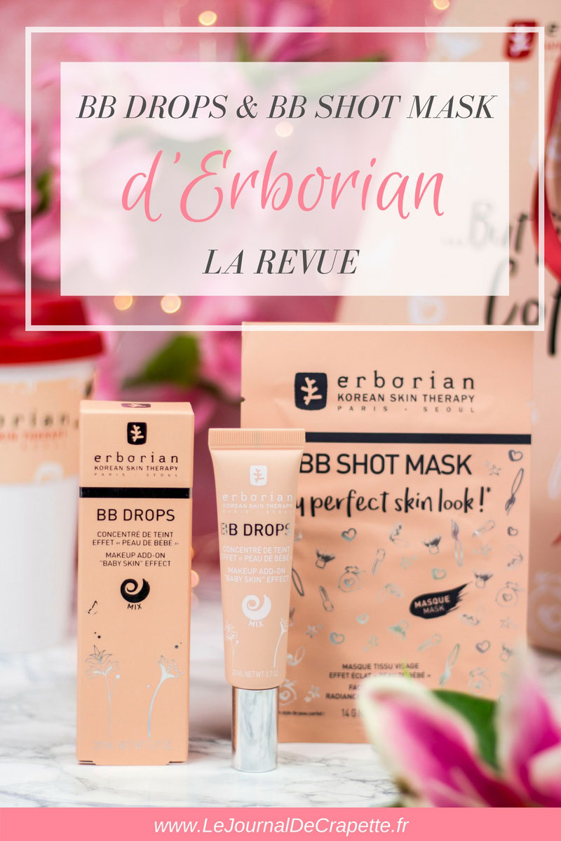 bb drops et bb shot mask : la revue ! #erborian