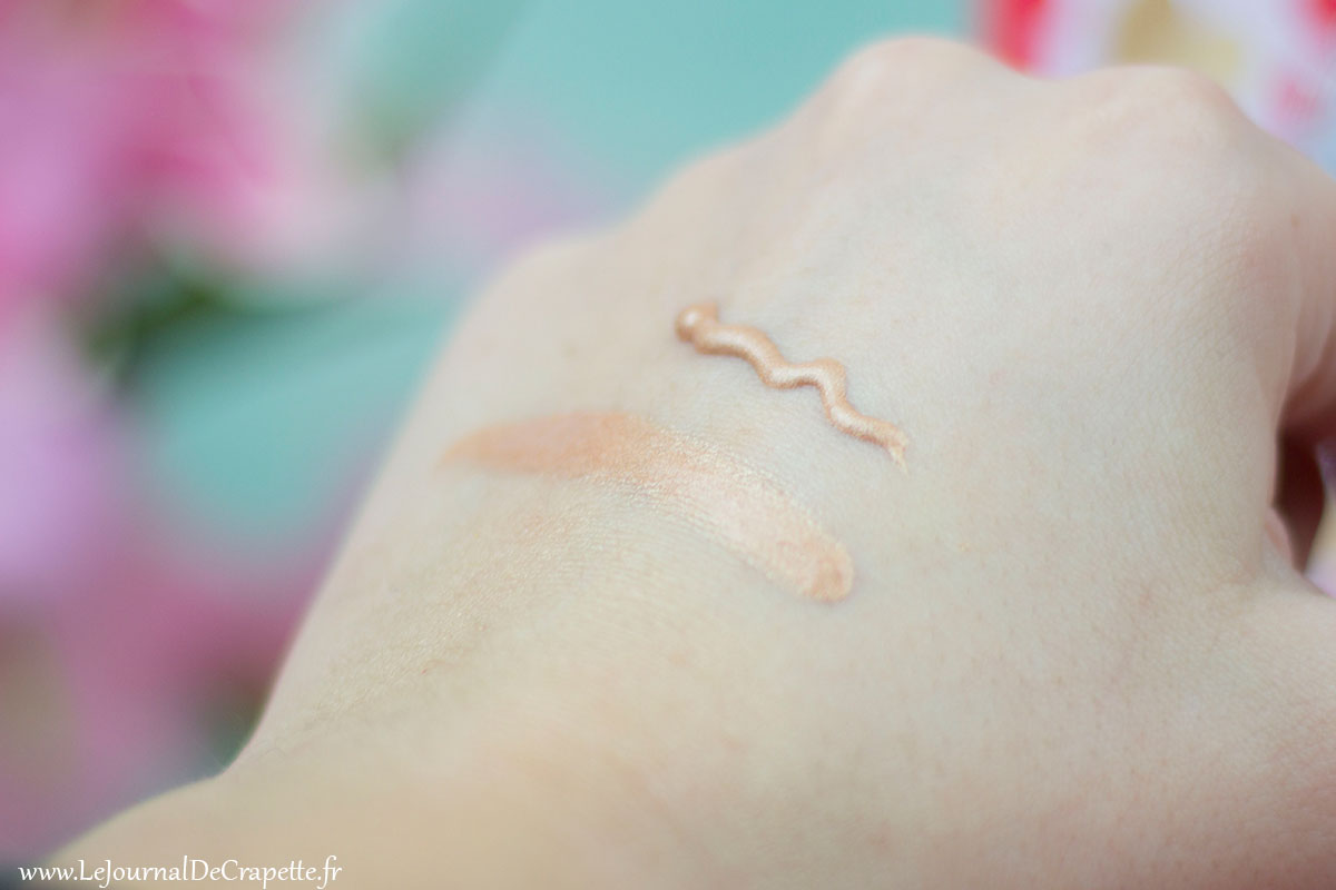 swatchs highlighter Dwtn Paris