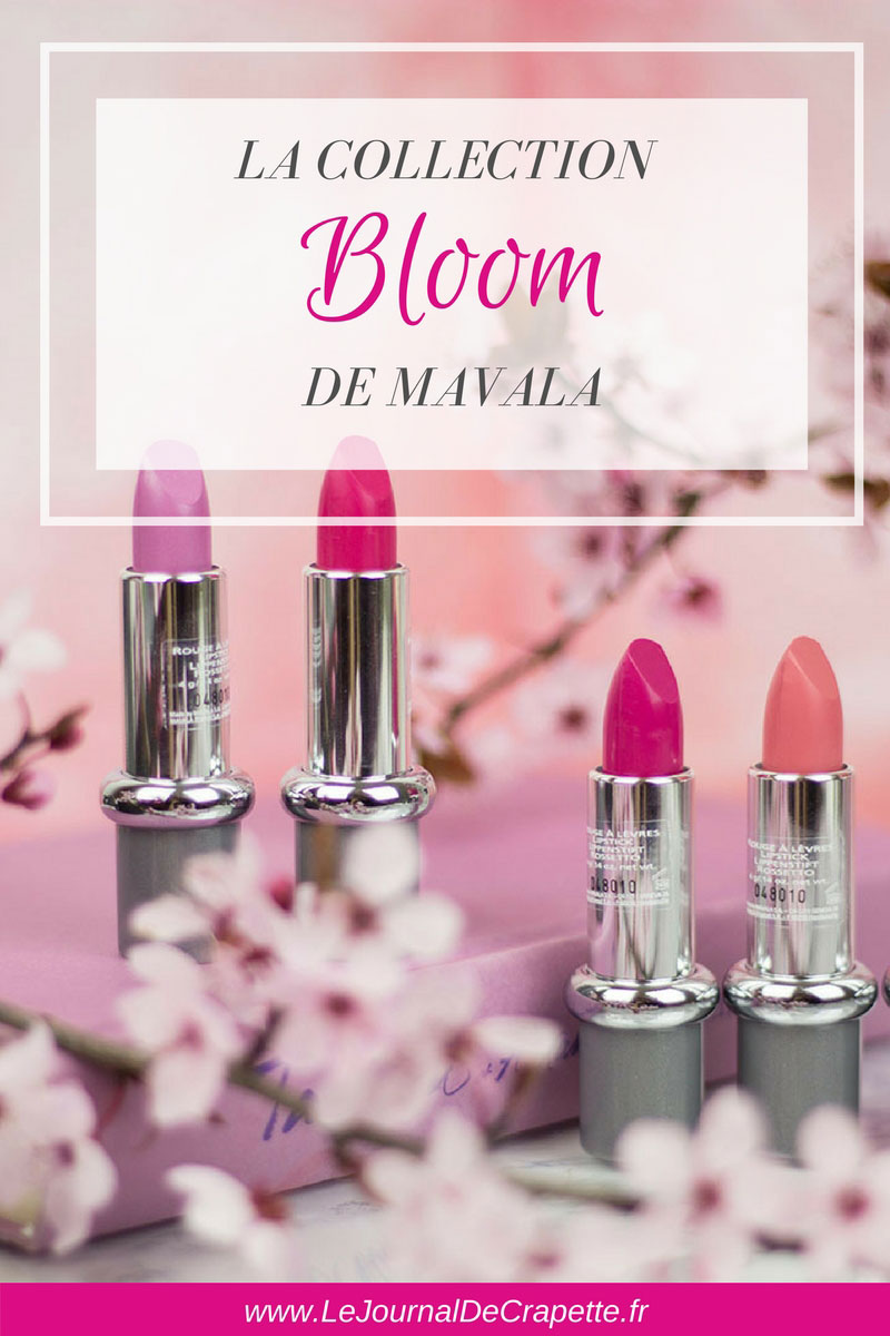 Les rouges à lèvres Bloom Collection de Mavala 
