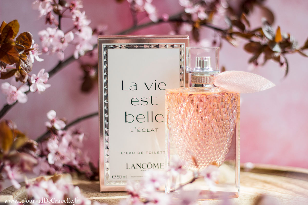 Le packaging de La vie est Belle L'éclat de Lancome