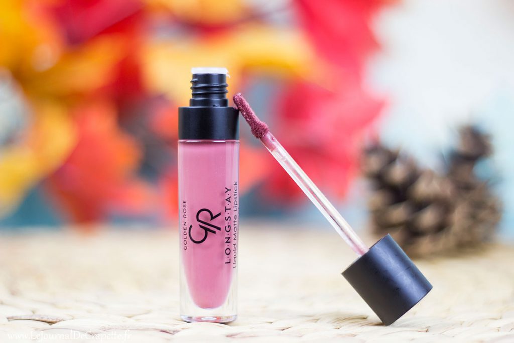Rouge à Lèvres Golden Rose Vitamine E - Teinte 115 Love - Sans Parabens - Longue Tenue