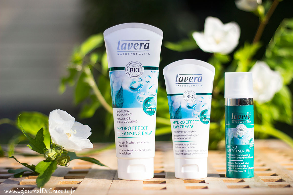 Lavera gamme anti pollution hydro effect