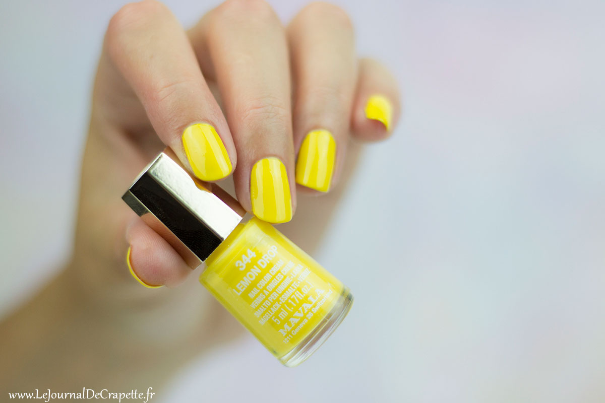 lemon drop Mavala 344 swatch