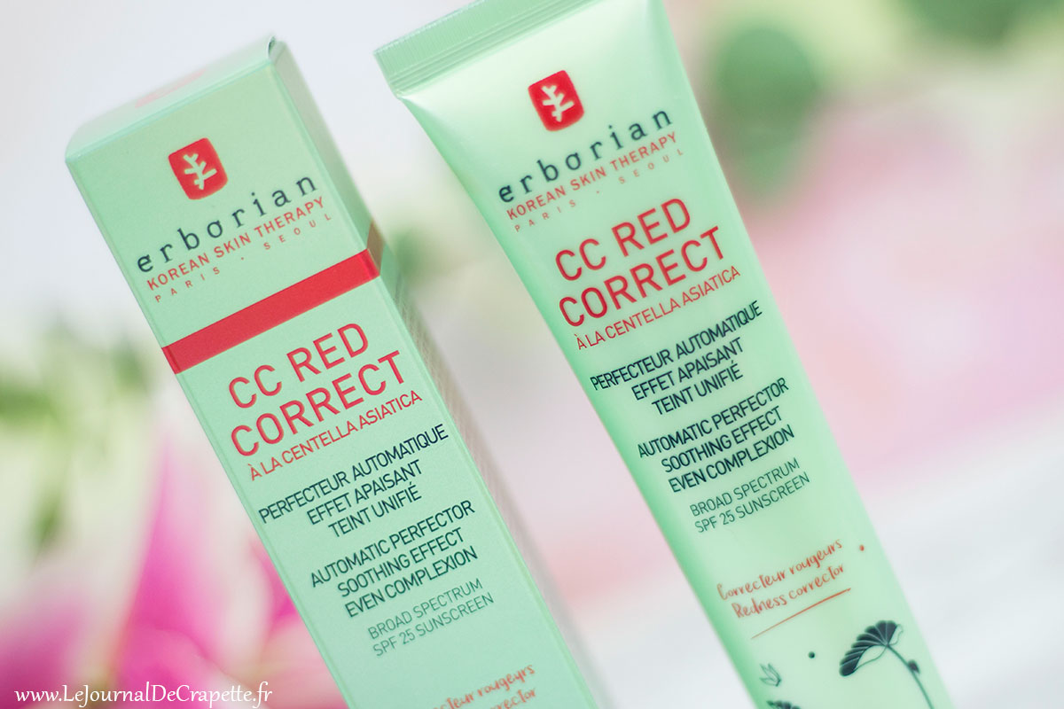 CC crème Red Correct Erborian