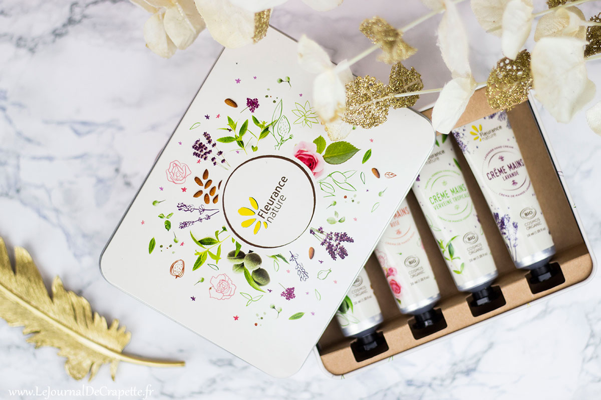 coffret crèmes mains bio Fleurance Nature