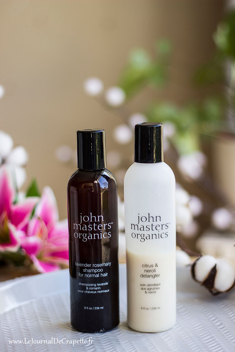 john master organics shampoing et apres shampoing