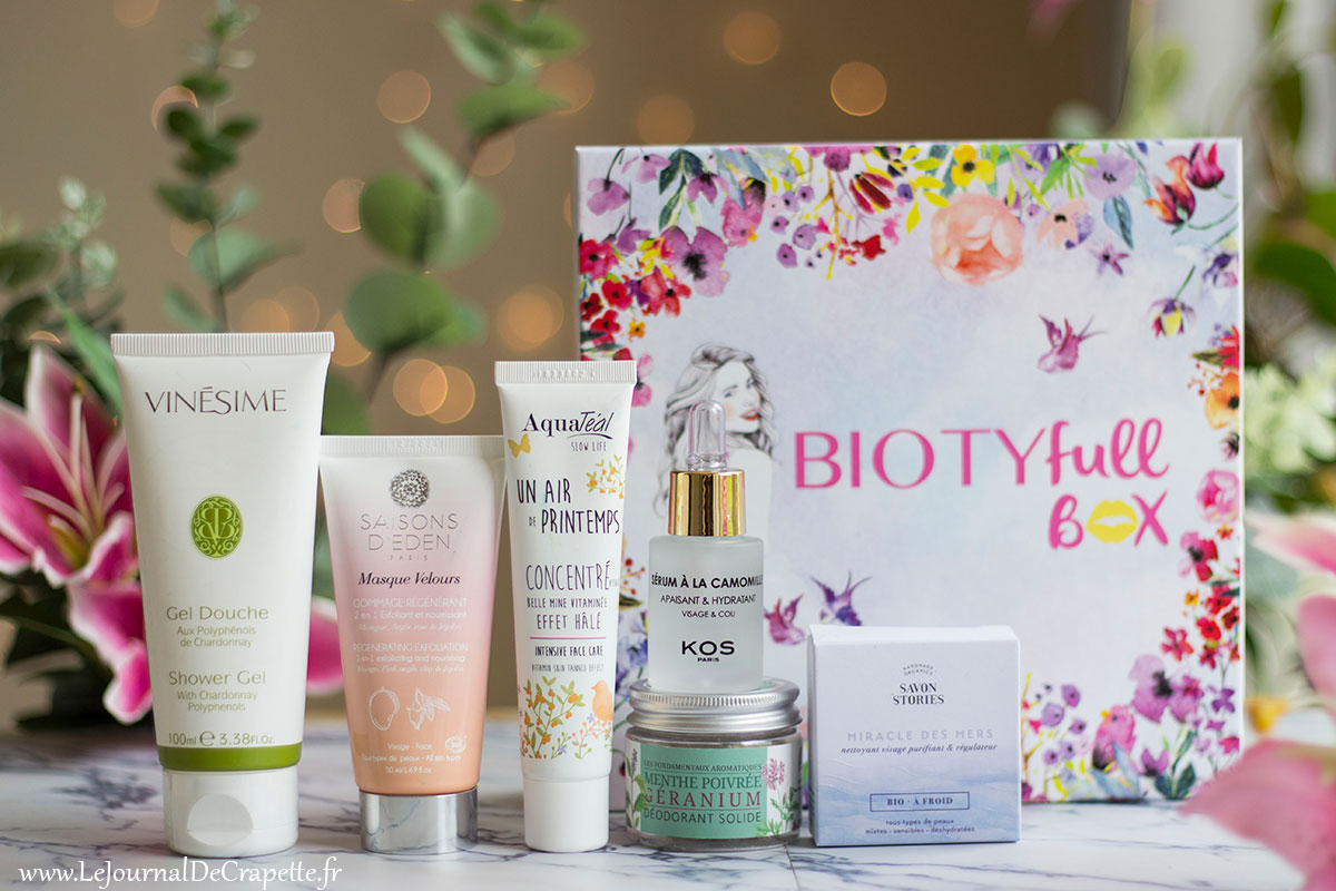 biotyfull box mars 2019 contenu et avis