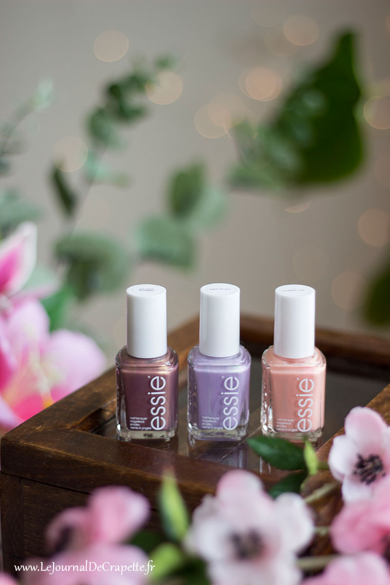 Essie vernis printemps 2019 swatchs