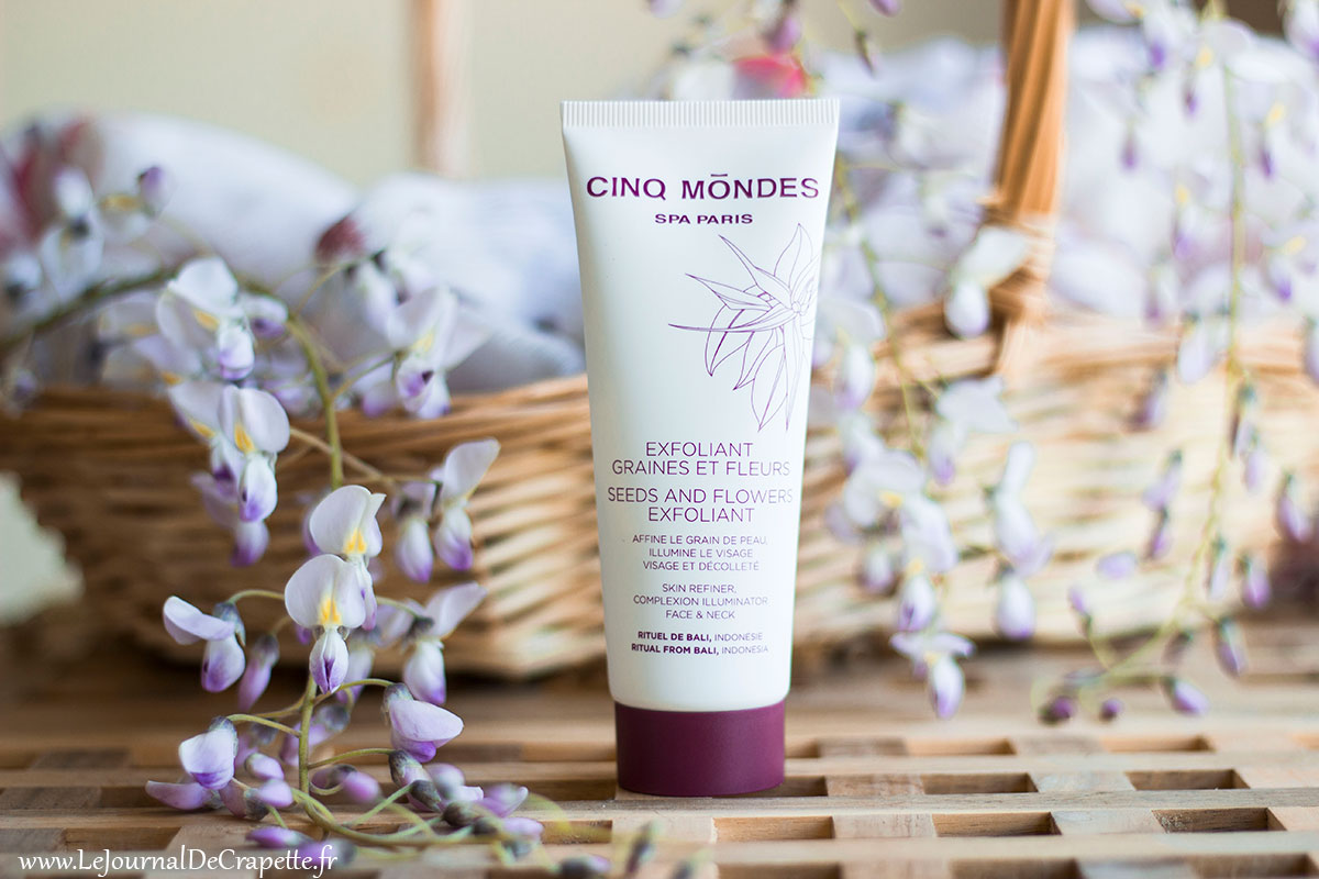 Cinq Mondes exfoliant graines et fleurs