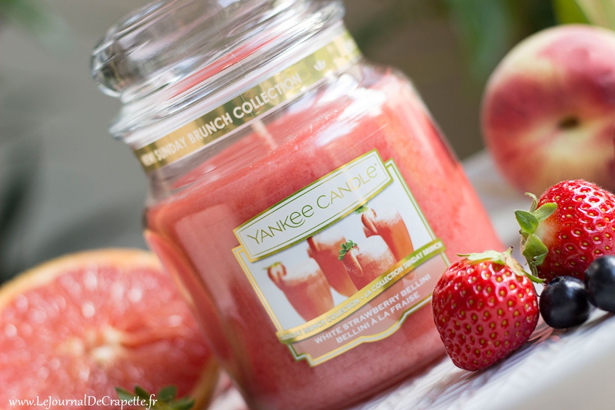 bougie a la fraise Yankee Candle