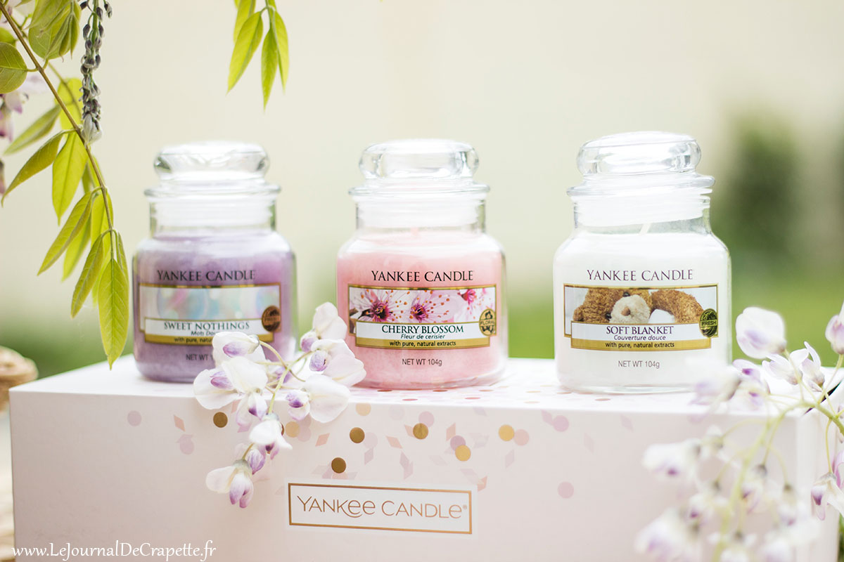 yankee candle trio de bougies douces