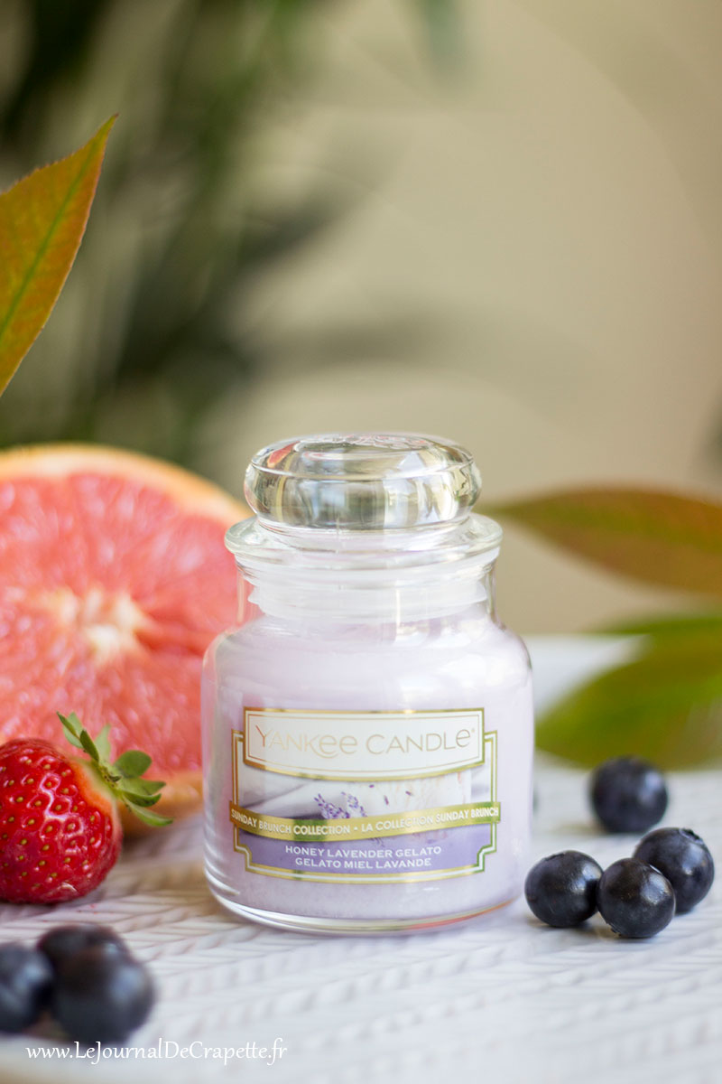 gelato miel lavande Yankee candle bougie