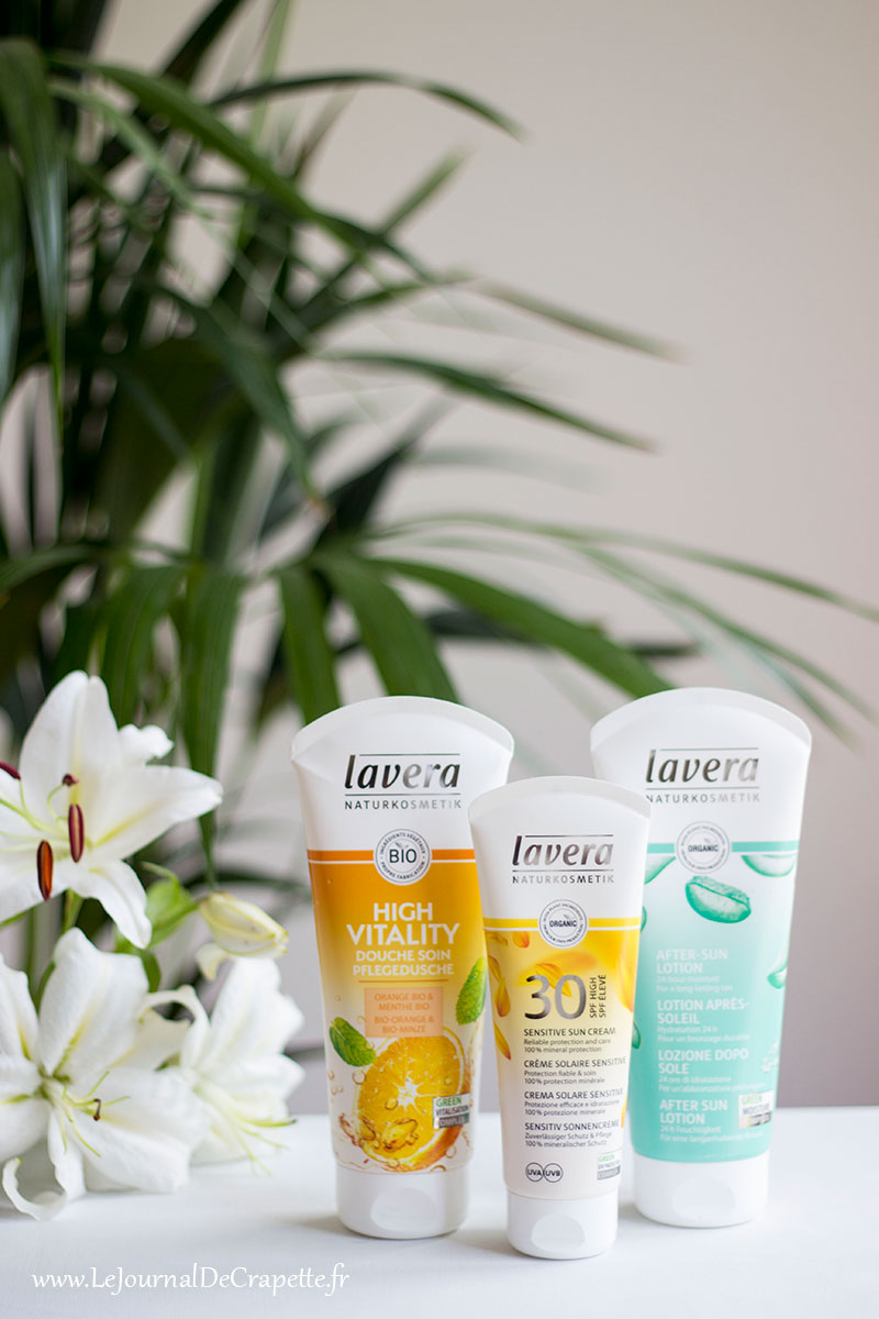 Lavera soins solaires naturel ete