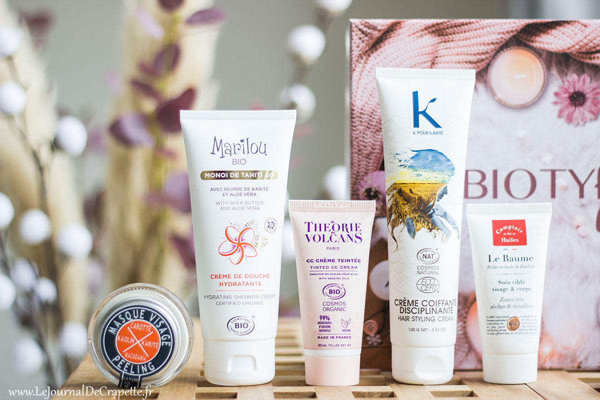 Biotyfull box novembre 2019 contenu