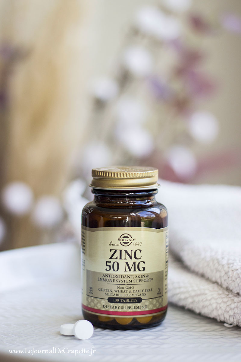 zinc anti acne solgar