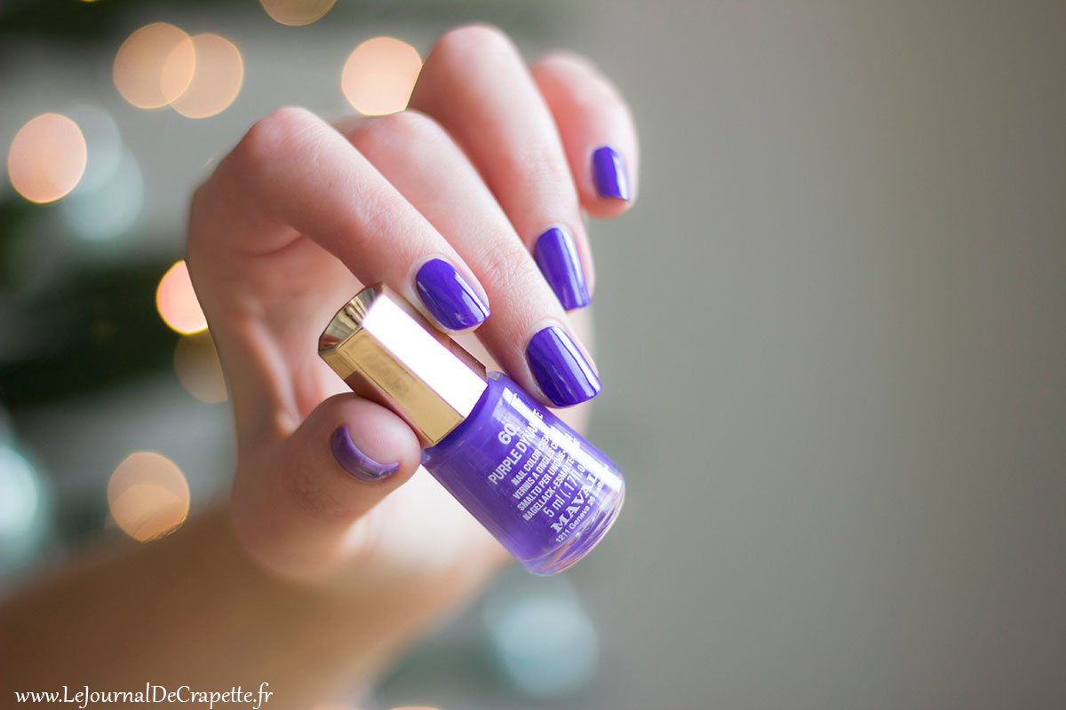 Mavala Vernis purple dynamite swatch