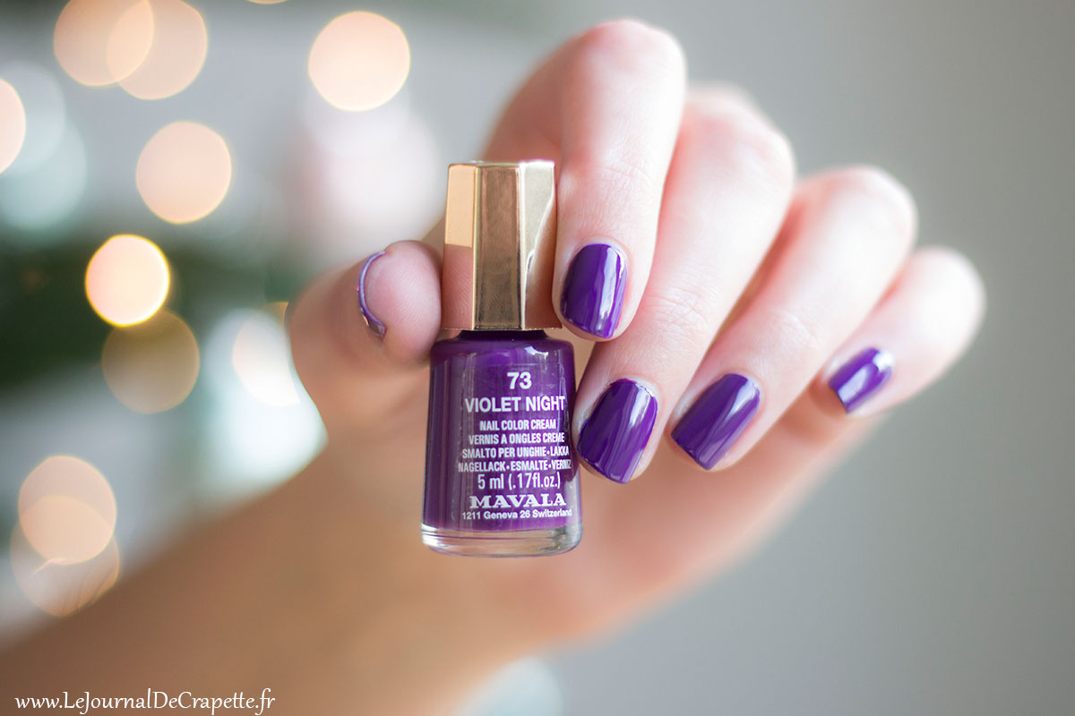 Mavala vernis violet night swatch