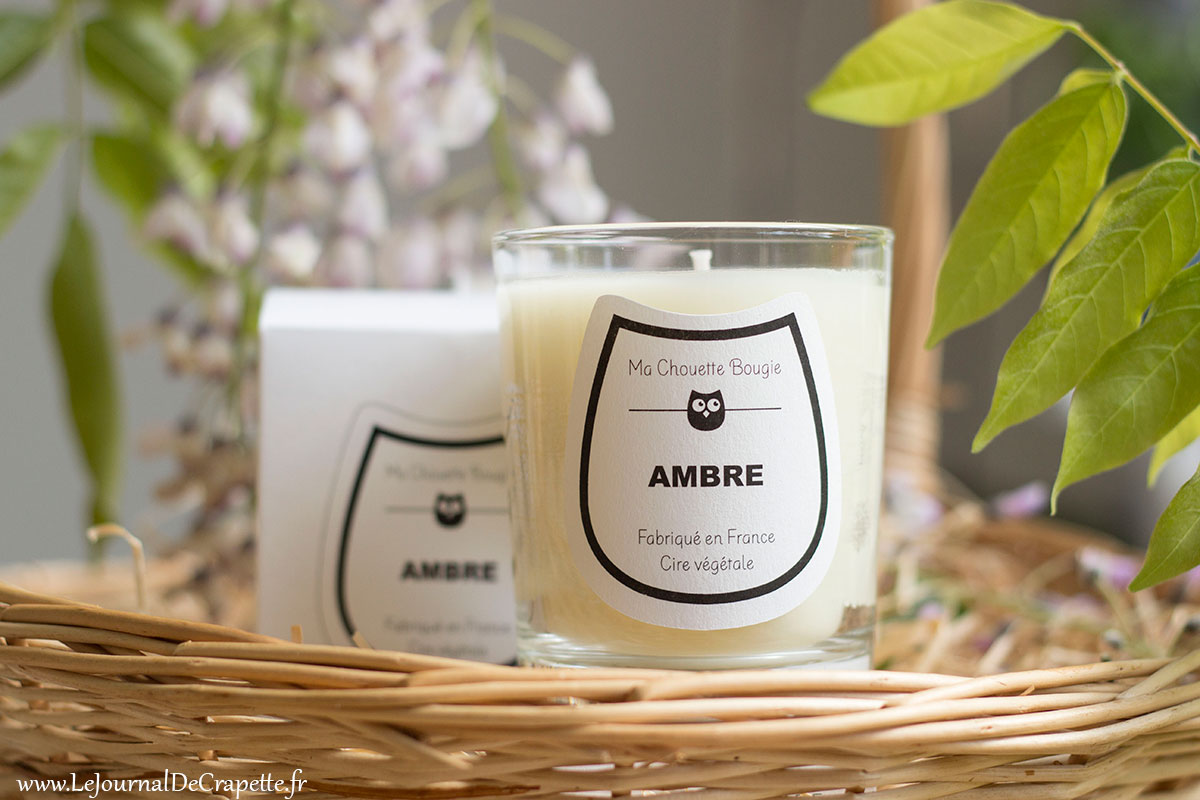 ambre ma chouette bougie