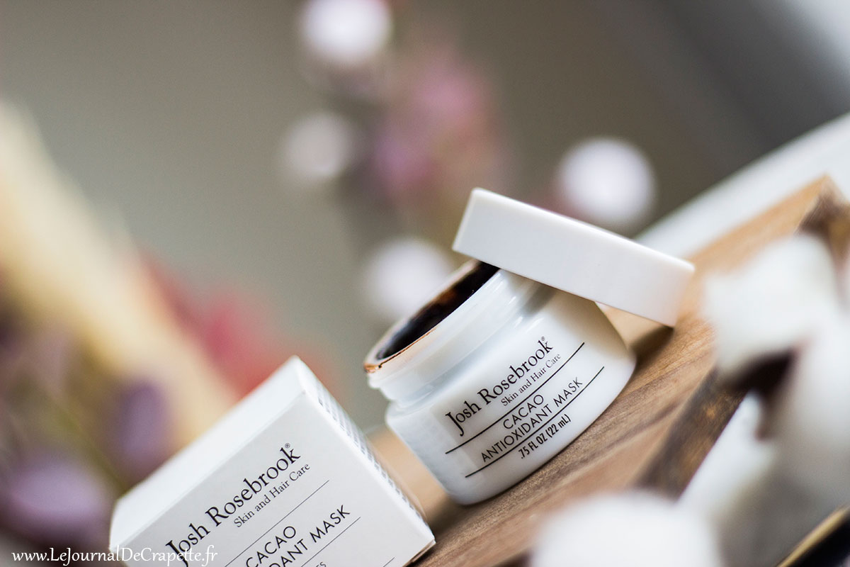 cacao anti-oxydant masque josh rosebrook