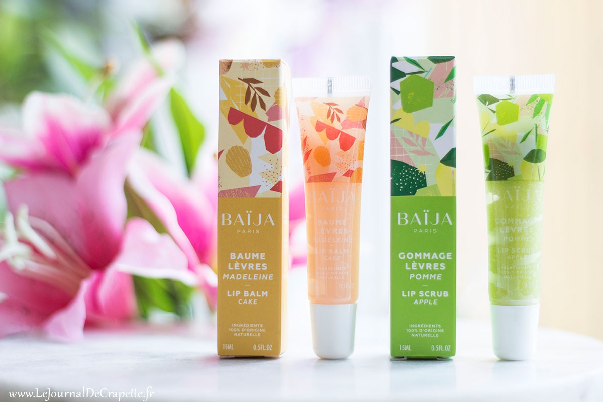 baija baumes et exfoliants levres