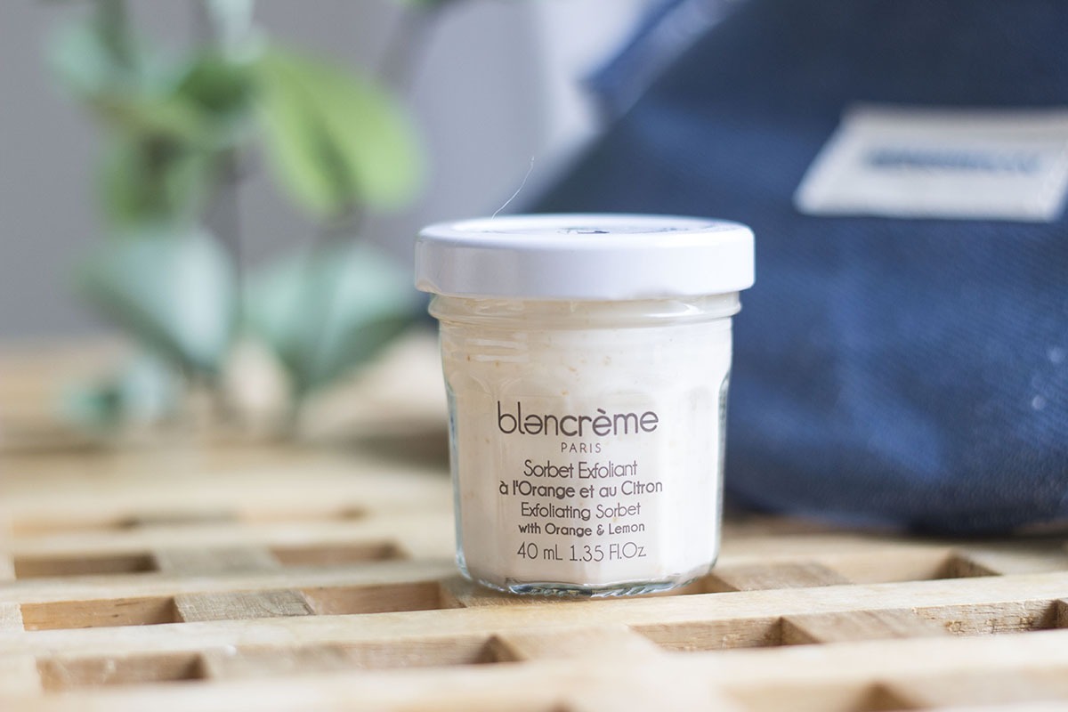 Sorbet exfoliant à l'orange Blancrème