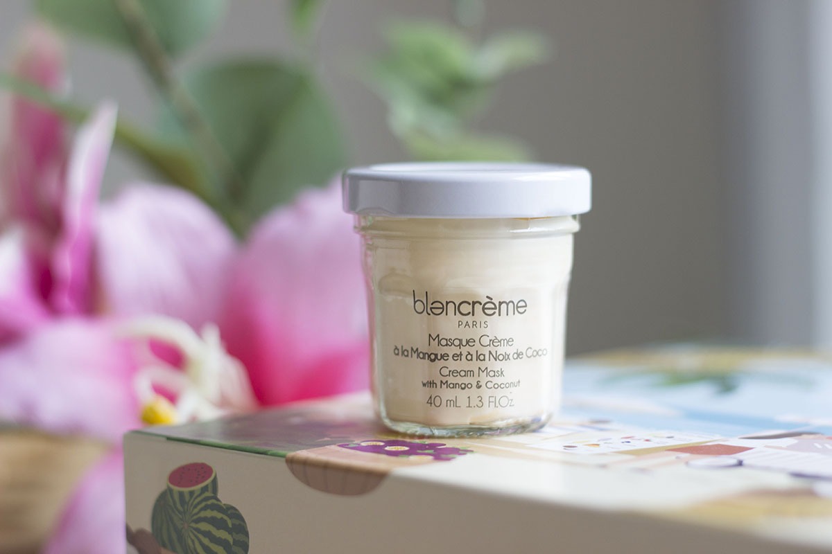 Masque crème Mangue et noix de coco Blancrème