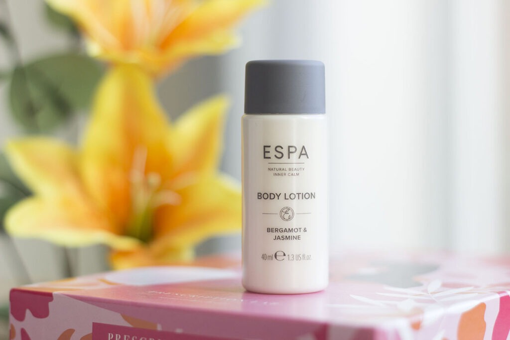 Lait corps ESPA au jasmin et à la bergamote