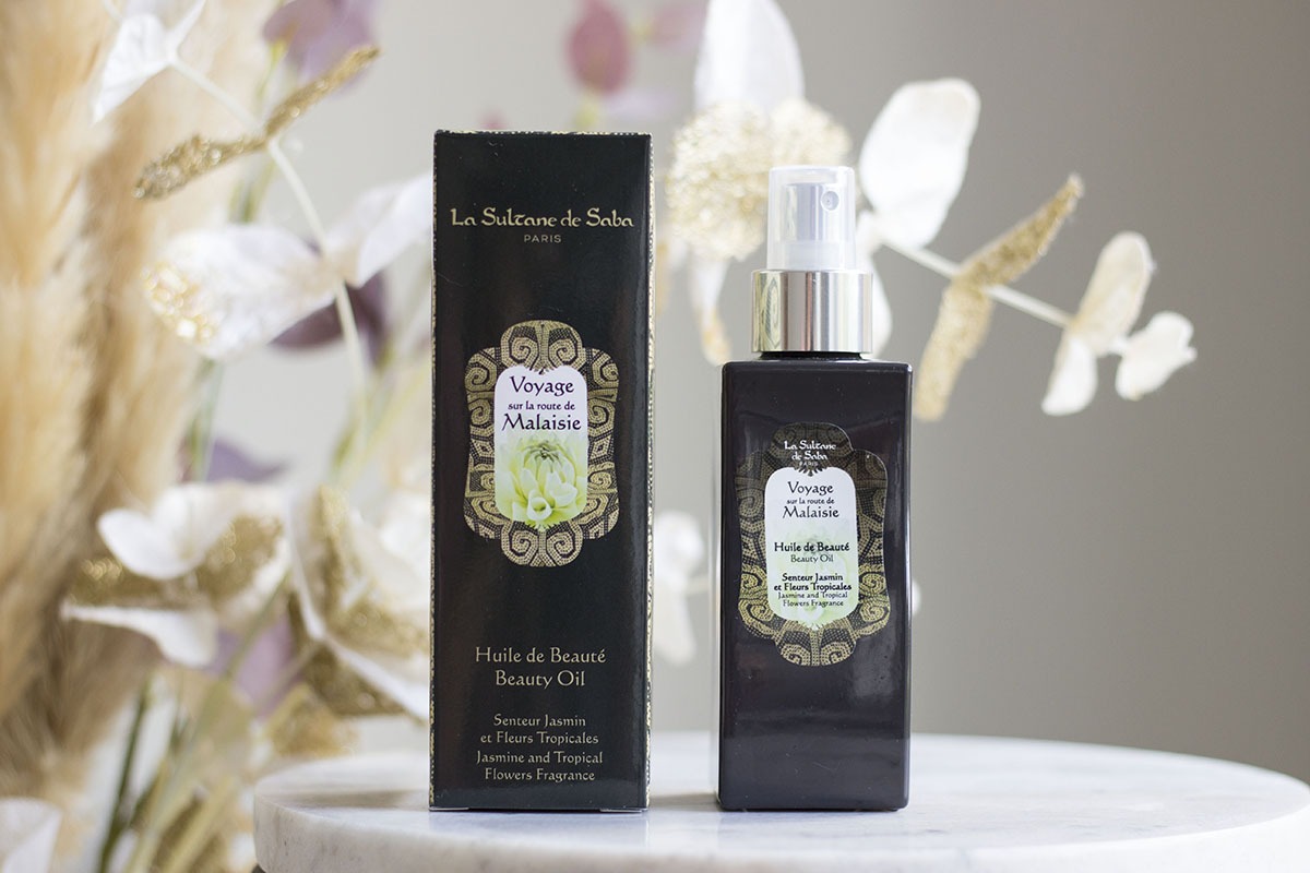 huile de beauté La Sultane de Saba  "Route de Malaisie" 
