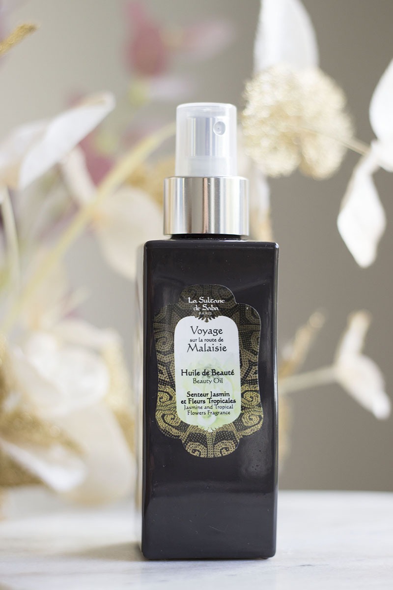 huile de beauté La Sultane de Saba  "Route de Malaisie" 