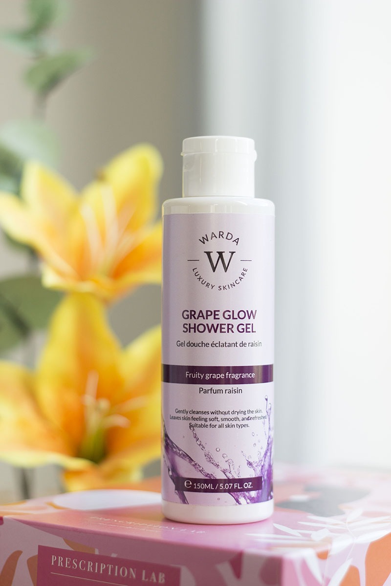 Gel douche Warda parfum raisin