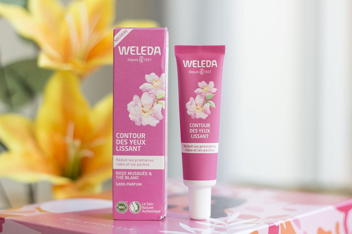 Contour des yeux Weleda à la rose musquée