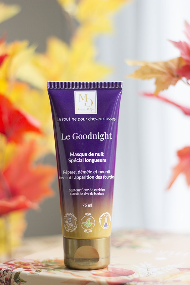 Masque de nuit pour cheveux Mademoiselle Gold 