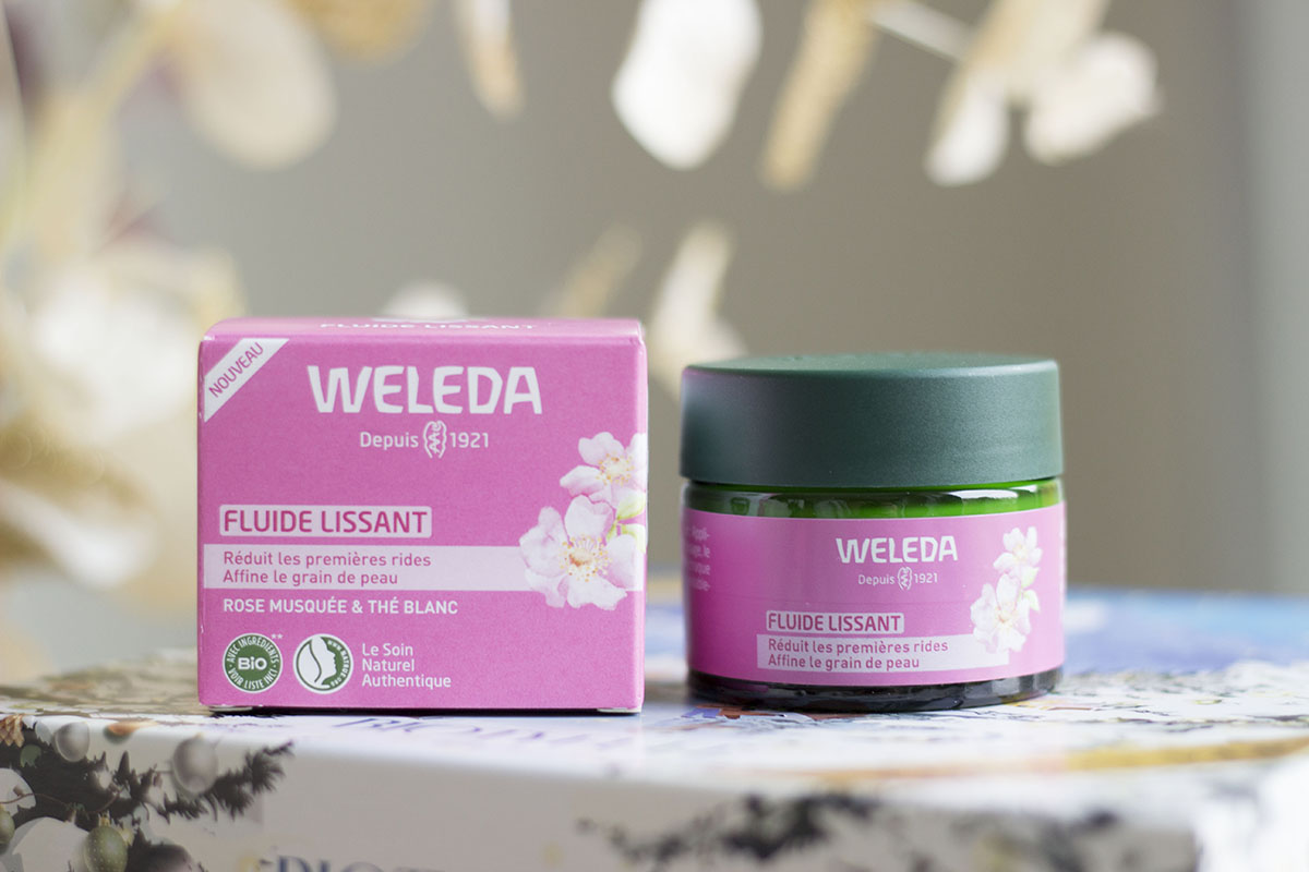 Fluide visage lissant de Weleda 