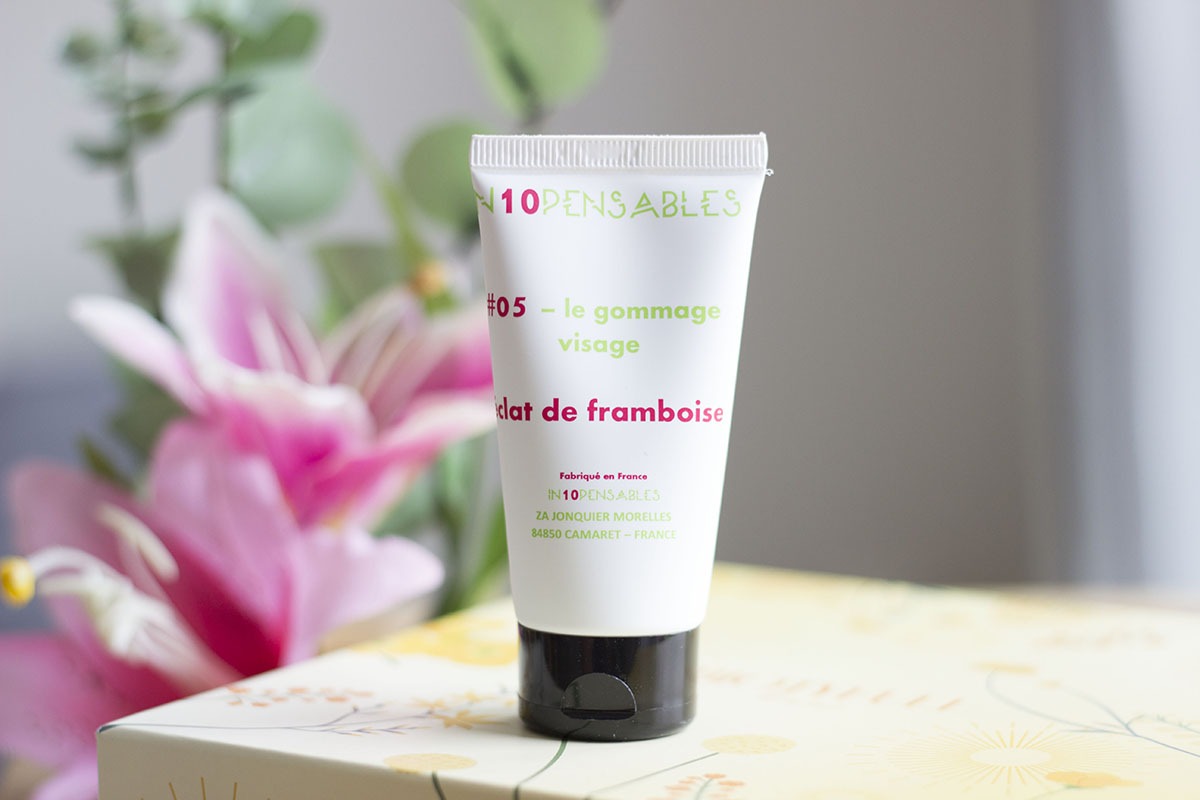 Gommage visage aux Pépins de Framboise IN10PENSABLES