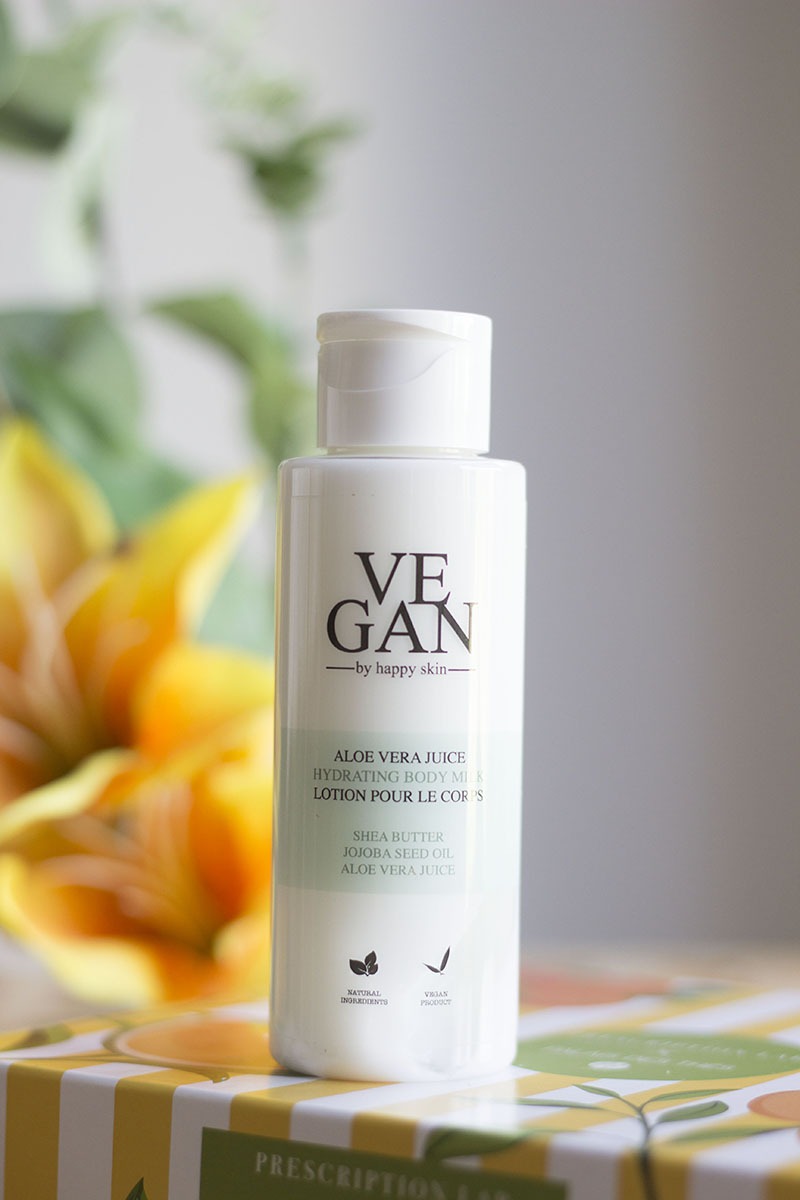 Lait Corps Hydratant à l'Aloe Vera VEGAN BY HAPPY SKIN 