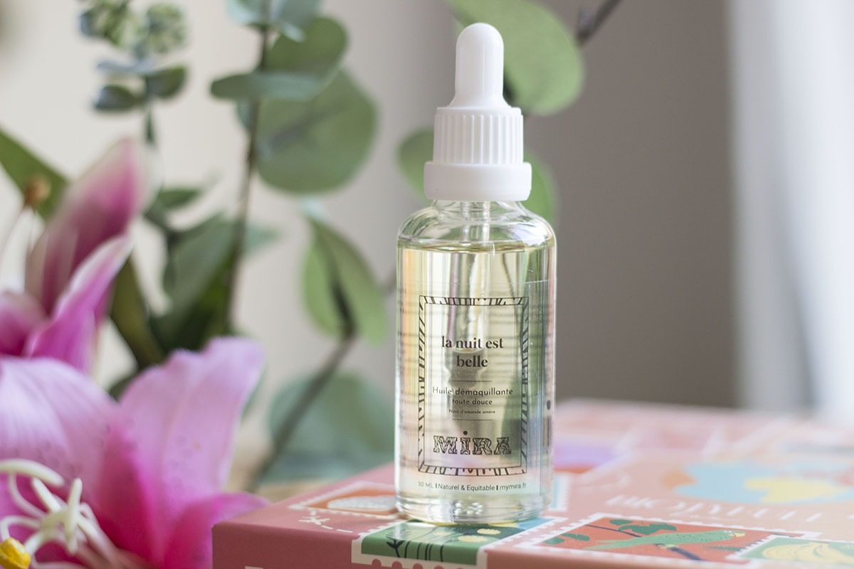 L'Huile Naturelle Démaquillante & son Coton MIRA